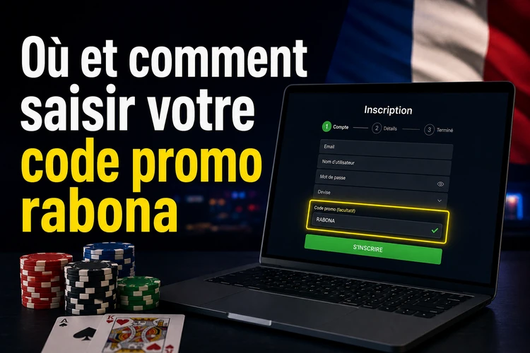 Où et comment saisir votre code promo rabona