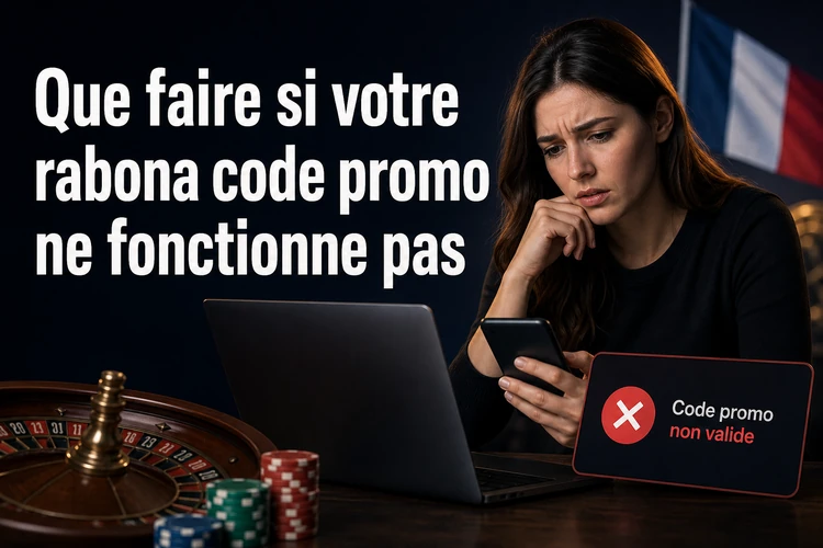 Que faire si votre rabona code promo ne fonctionne pas